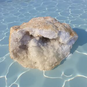 Geode large Quartz Crystal Cluster Natural Mineral Specimen Rough 6x3x5”